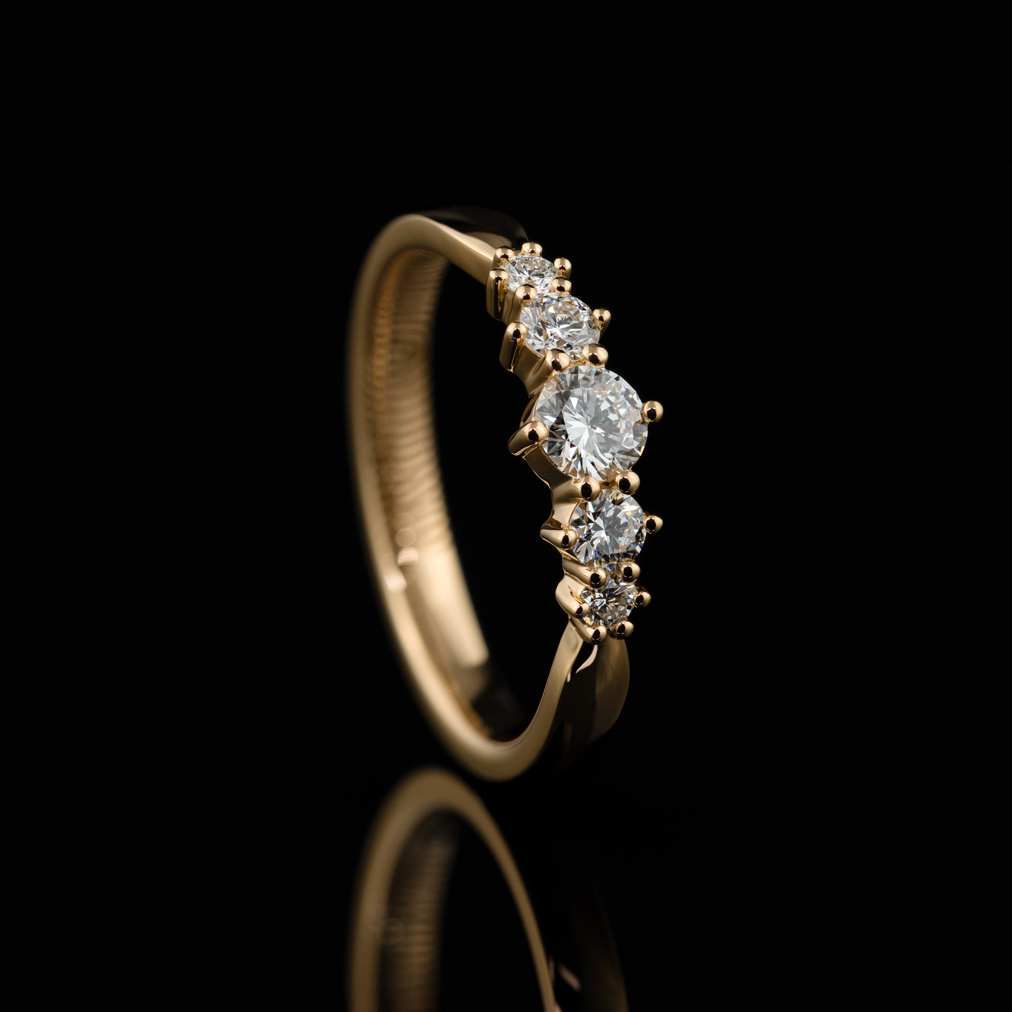 Gelbgold Ehering Verlobungsring Diamanten Hochzeit Nuernberg Goldzeit01 Rosegold