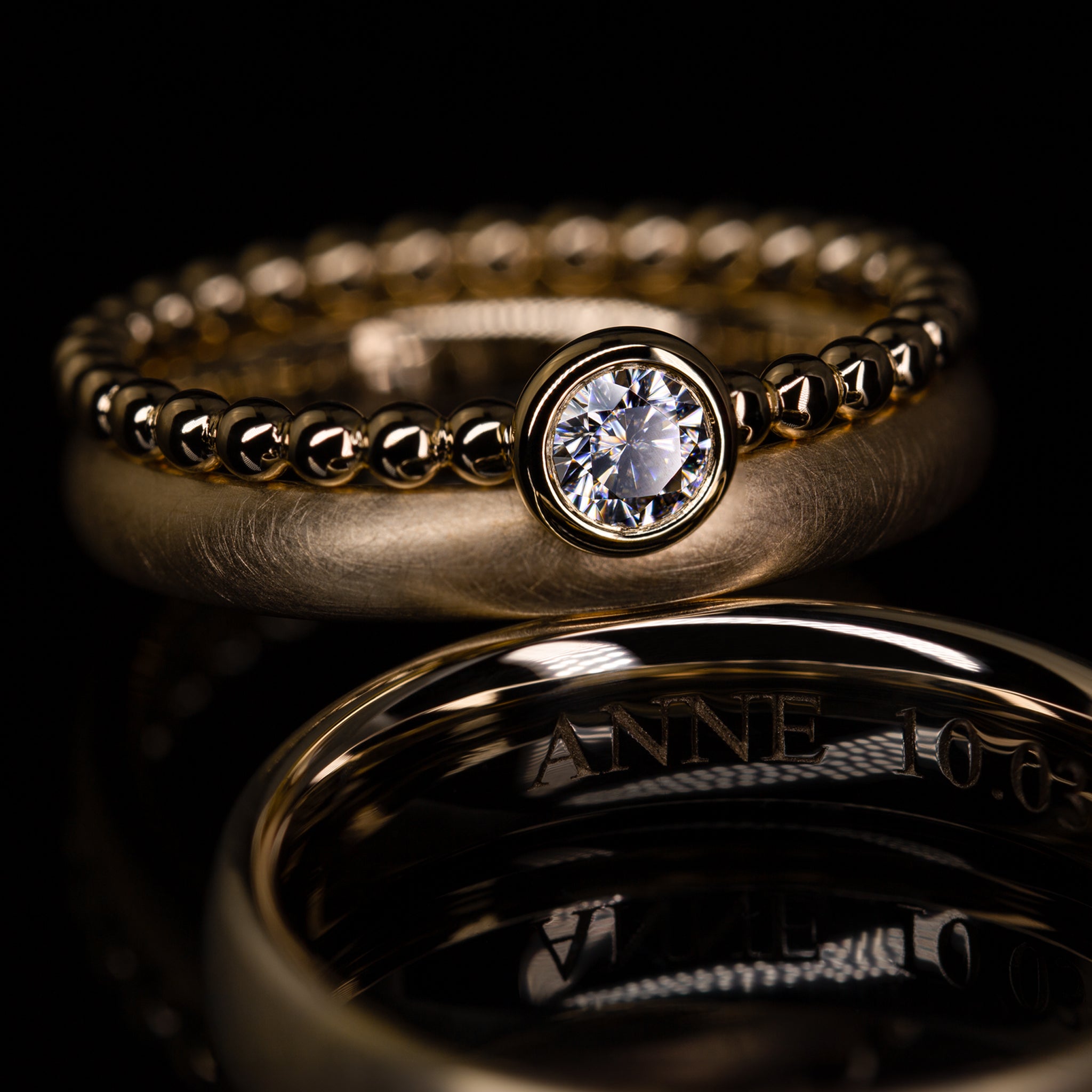 Goldzeit Ring, Modell "Sabrina"