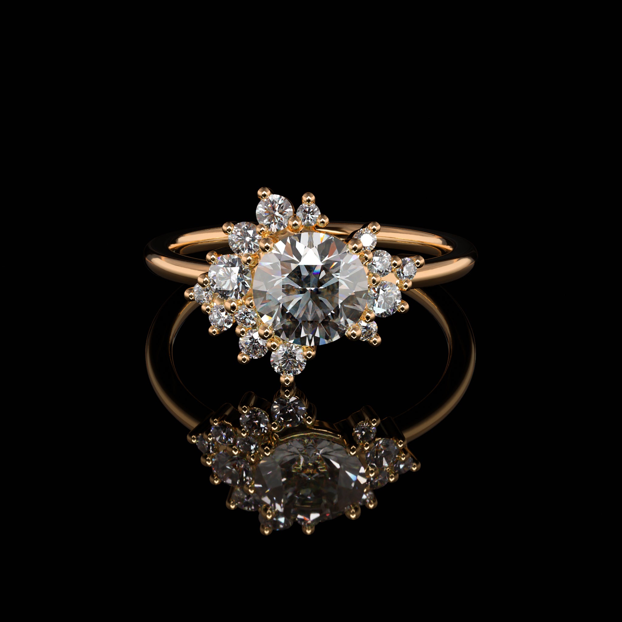 Goldzeit Ring Aurora