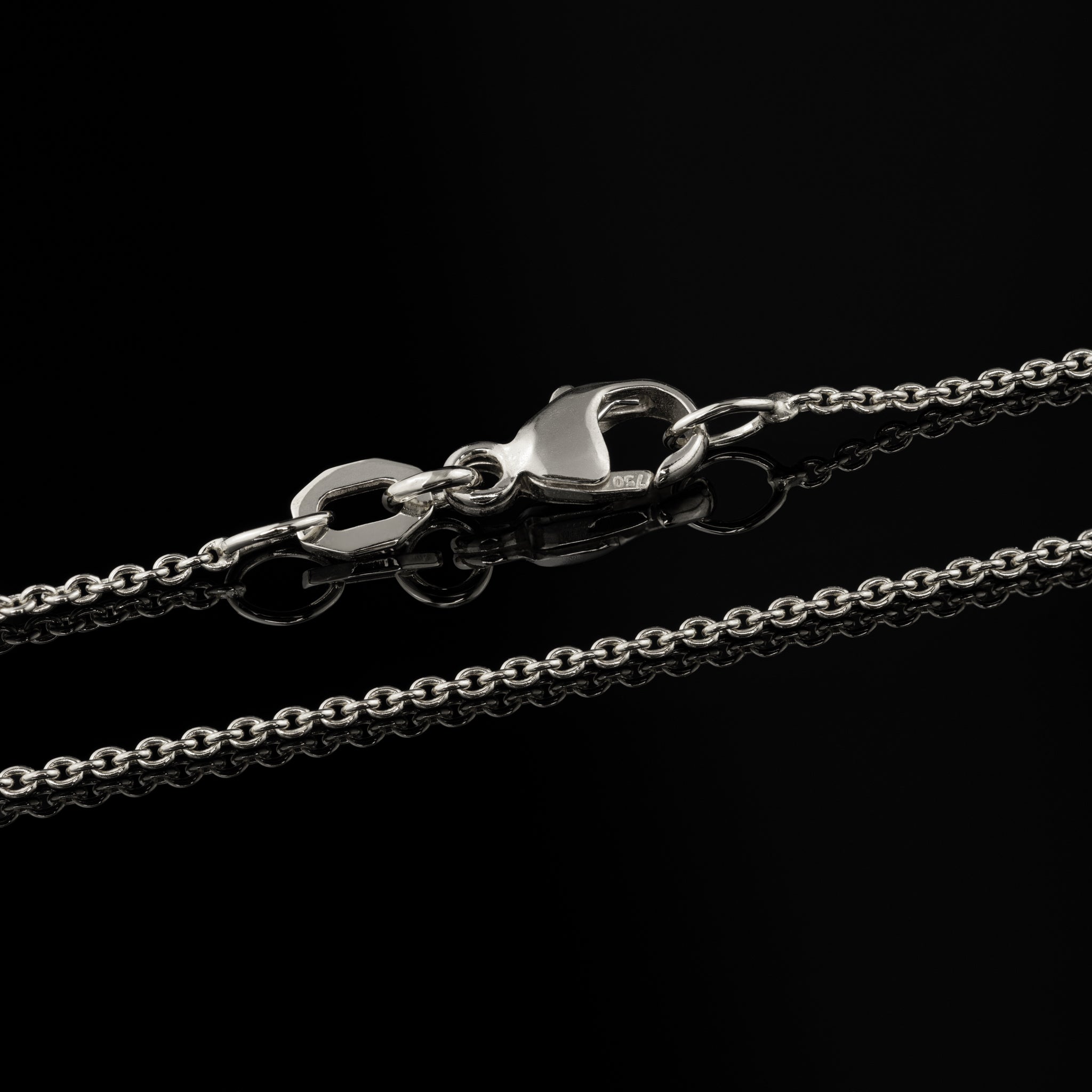 Weissgold Rundankerkette Goldzeit Schmuck Juwelier Goldschmiede Nuernberg Detailansicht